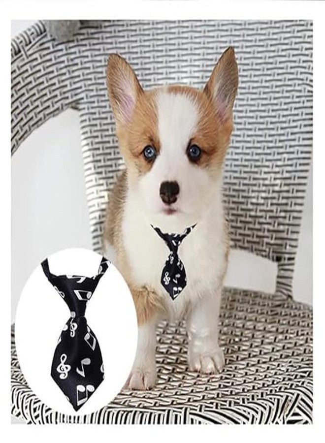 Pups&Pets 10mm Bow Tie Collar, Puppy tie Collar with Bell, Cute and Adjustable Nylon Pet Collar, Necktie for Puppy and Dogs & Cats, (Color May Vary Pcs-2) - Image 3